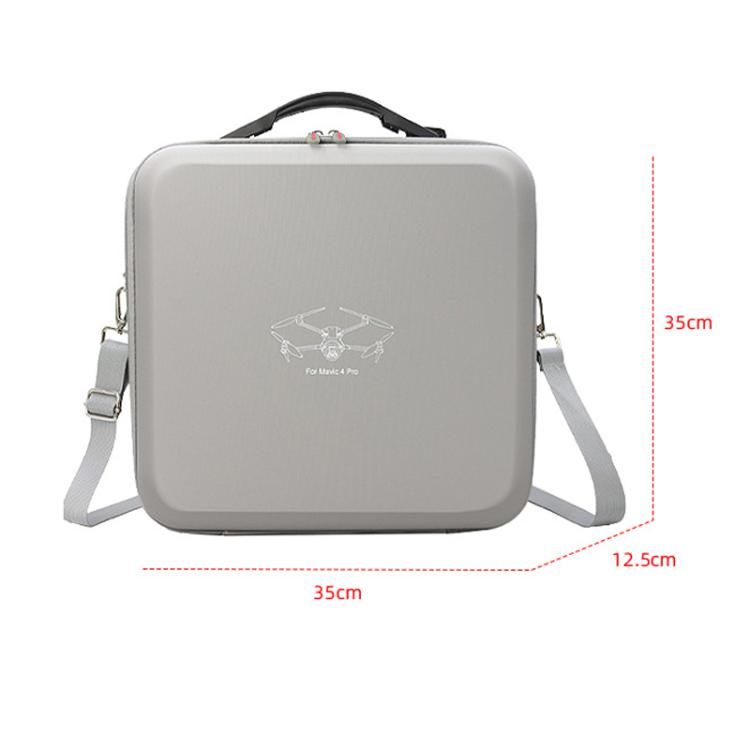 Estuche de transporte duradero de PU para DJI Mavic 4 Pro (negro) — imagen 8