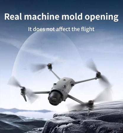 Hélices de repuesto RCSTQ de liberación rápida y bajo ruido para DJI Mavic 4 Pro (negro y naranja) — imagen 3