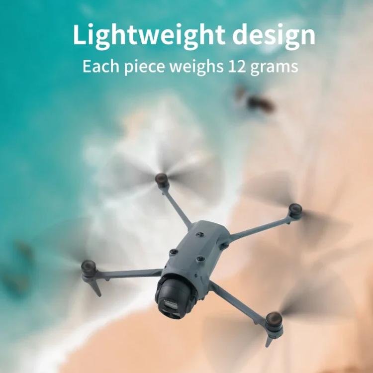Hélices de repuesto RCSTQ de liberación rápida y bajo ruido para DJI Mavic 4 Pro (negro y naranja) — imagen 5