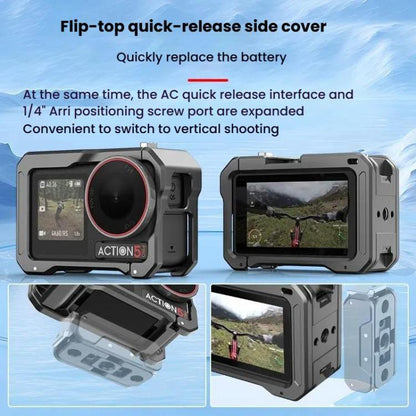 Jaula metálica para conejos HEPAIL AC70 para DJI Osmo Action 5 — imagen 5