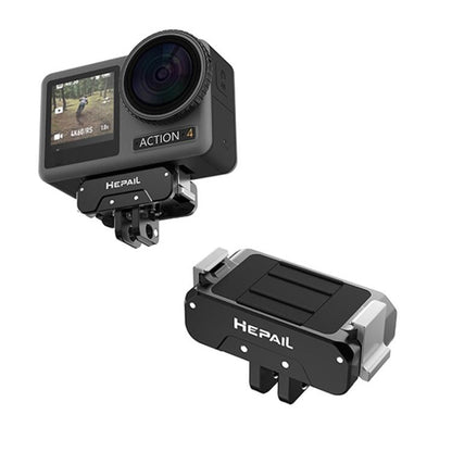 3 HEPAIL AC-17 Liberación rápida magnética de metal para DJI Osmo Action 4