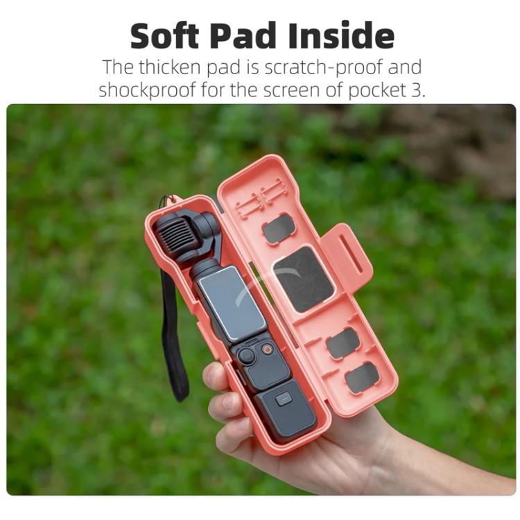 Estuche protector a prueba de golpes, con capacidad para guardar accesorios de filtro para DJI Osmo Pocket 3 (naranja) — ima…