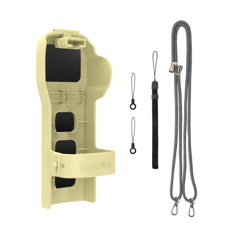 Funda protectora, carcasa de filtro, almacenamiento, tapa superior, estuche protector para DJI Osmo Pocket 3 (amarillo)