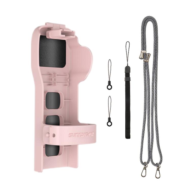 Funda protectora, carcasa superior con filtro y estuche protector para DJI Osmo Pocket 3 (rosa)