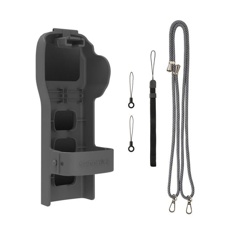 Funda protectora, carcasa superior, filtro y estuche protector para DJI Osmo Pocket 3 (gris)