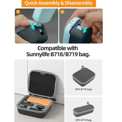 Funda protectora, carcasa superior con filtro y estuche protector para DJI Osmo Pocket 3 (naranja) — imagen 13