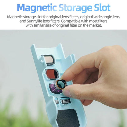 Funda protectora, carcasa de filtro, tapa superior, estuche protector para DJI Osmo Pocket 3 (azul) — imagen 5