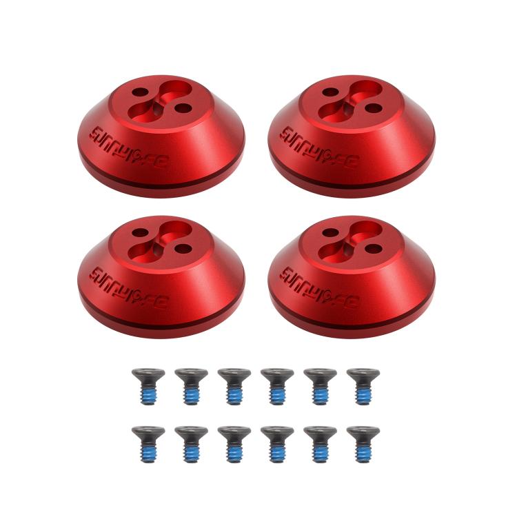 Cubierta antipolvo para motor de Sunnylife AT2-MD787, de aleación de aluminio para DJI Avata 2 (roja)