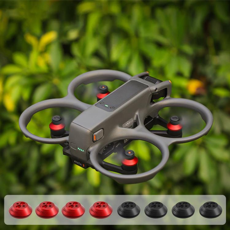 Cubierta antipolvo para motor de Sunnylife AT2-MD787, de aleación de aluminio para DJI Avata 2 (roja) — imagen 2