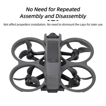 Cubierta antipolvo para motor de Sunnylife AT2-MD787, de aleación de aluminio para DJI Avata 2 (negra) — imagen 3