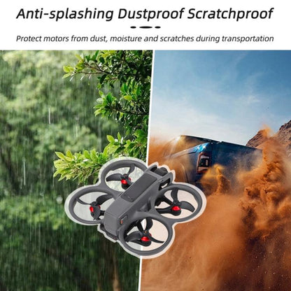 Cubierta antipolvo para motor de Sunnylife AT2-MD787, de aleación de aluminio para DJI Avata 2 (roja) — imagen 5