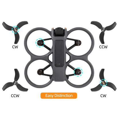 Hélices de 2 pares (negras) para DJI Avata 2 — imagen 8