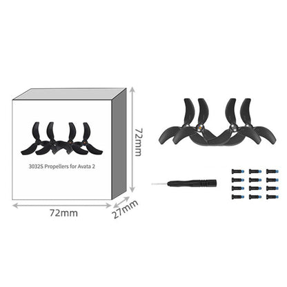 Hélices de 2 pares (naranja) para DJI Avata 2 — imagen 9