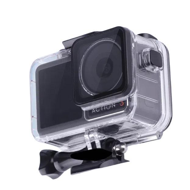 Estuche impermeable, pantalla táctil subacuática de 5 m para DJI Osmo Action 3 (transparente) — imagen 2
