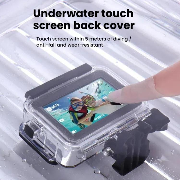 Estuche impermeable, pantalla táctil subacuática de 5 m para DJI Osmo Action 3 (transparente) — imagen 3