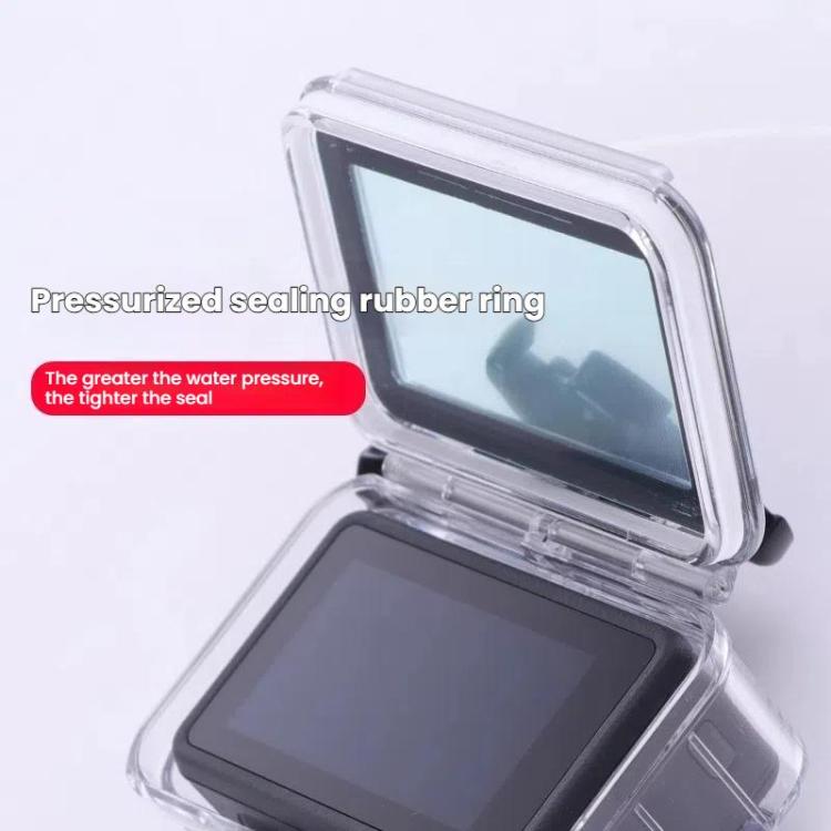 Estuche impermeable, pantalla táctil subacuática de 5 m para DJI Osmo Action 3 (transparente) — imagen 4