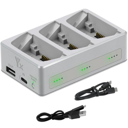 Batería Sistema de gestión de bidireccional con cargador de 3 vías para DJI Flip — imagen 2