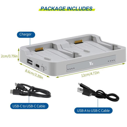Batería Para el sistema de gestión de bidireccional del concentrador de carga paralela YX para DJI Flip — imagen 10