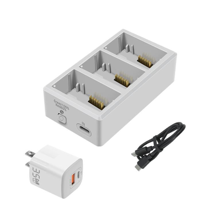 Batería Cargador de triple YX, enchufe estadounidense) para DJI Mini 4 Pro / Mini 3 Pro para DJI DJI Mini 4 Pro, DJI Mini 3…
