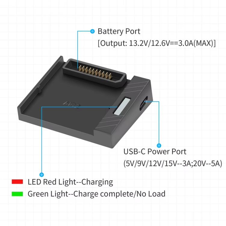 Batería Cargador de, compatible con carga inteligente automática para DJI Air 2S — imagen 7