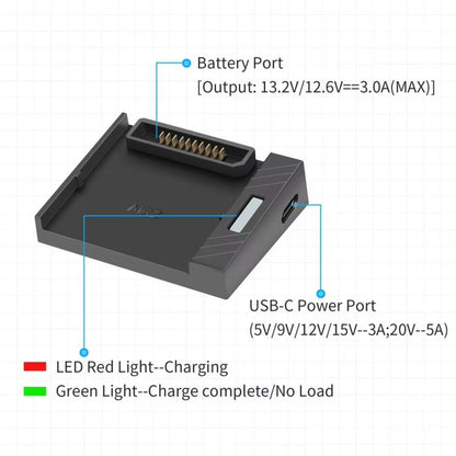 Batería Cargador de, compatible con carga inteligente automática para DJI Air 2S — imagen 7