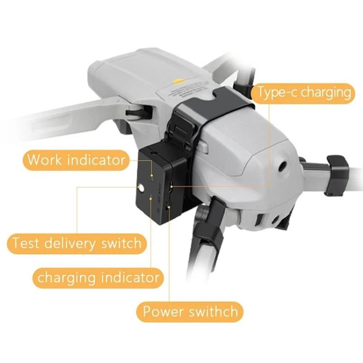 Lanzador recargable con sistema de lanzamiento aéreo YX para dron, carga de 500 g para DJI Mavic Air 2 — imagen 3
