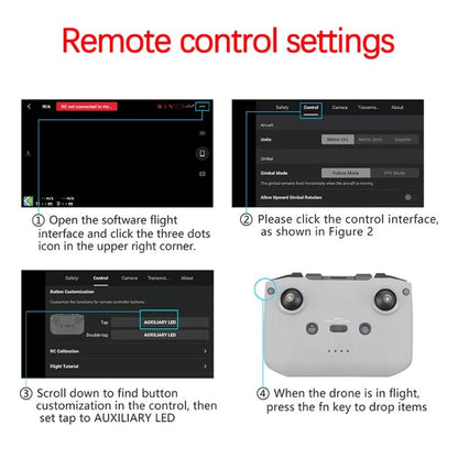 Lanzador recargable con sistema de lanzamiento aéreo YX para dron, carga de 500 g para DJI Mavic Air 2 — imagen 8