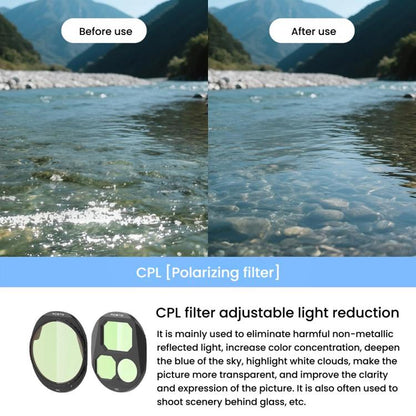 Filtro de lente RCSTQ, estilo: CPL para DJI Mavic 4 Pro — imagen 3