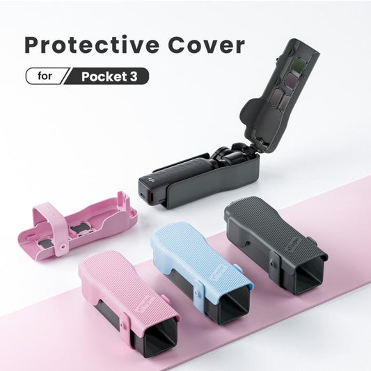 Estuche protector aMagisn para cámara con 4 ranuras para filtros magnéticos para DJI Osmo Pocket 3 (rosa) — imagen 2