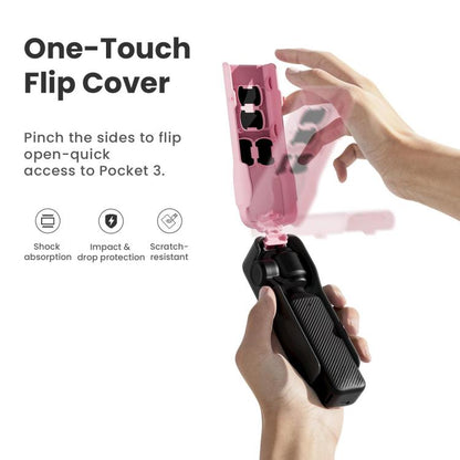 Estuche protector aMagisn para cámara con 4 ranuras para filtros magnéticos para DJI Osmo Pocket 3 (negro) — imagen 6