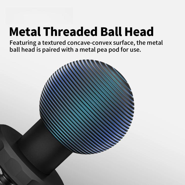 Base Abrazadera de brazo metálico aMagisn con magnética y rótula de 1/4 de pulgada para cámaras Insta360, y GoPro (negro) —…