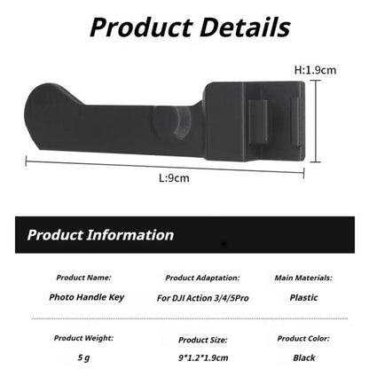 Empuñadura magnética para vlogs callejeros para DJI Osmo Action 5 (negra) — imagen 8