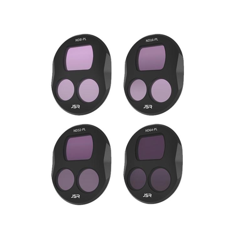 Lente Protector de con filtro JSR, estilo: ND8PL+ND16PL+ND32PL+ND64PL para DJI Mavic 4 Pro