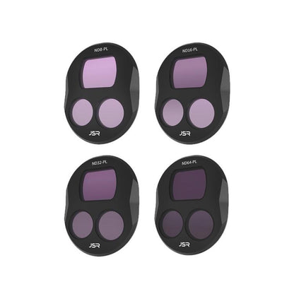 Lente Protector de con filtro JSR, estilo: ND8PL+ND16PL+ND32PL+ND64PL para DJI Mavic 4 Pro