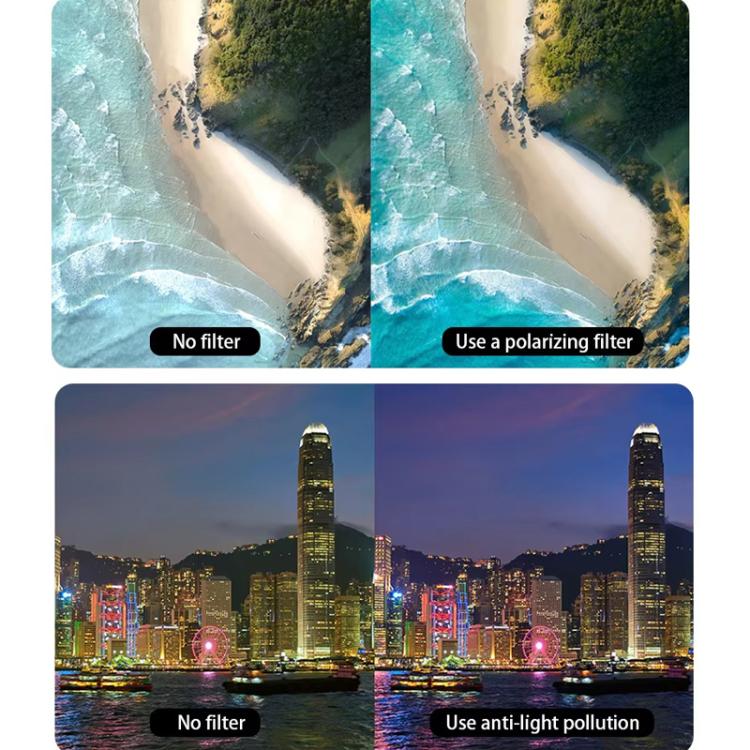 Lente Protector de con filtro JSR, estilo: UV+CPL+ND8+ND16+ND32+ND64 para DJI Mavic 4 Pro — imagen 7