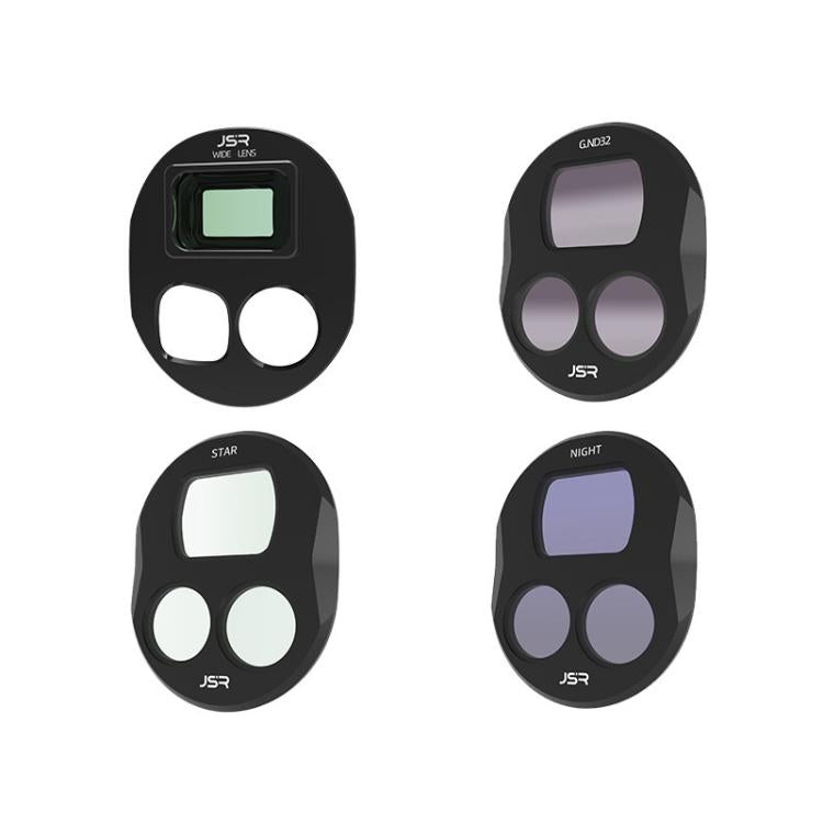 Lentes Accesorios para aéreas gran angular JSR, estilo: WIDE+GND32+STAR+NIGHT para DJI Mavic 4 Pro