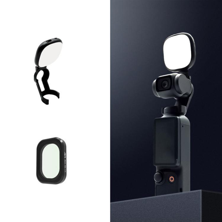 Marco Luz de relleno de cabeza con fijo JSR para DJI Osmo Pocket 3