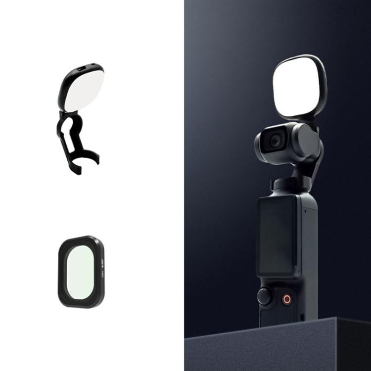 Marco Luz de relleno de cabeza con fijo JSR para DJI Osmo Pocket 3