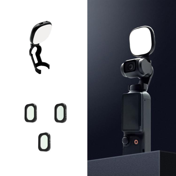 Marco Luz de relleno de cabeza con fijo JSR para DJI Osmo Pocket 3