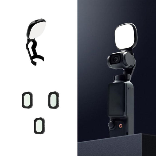Marco Luz de relleno de cabeza con fijo JSR para DJI Osmo Pocket 3