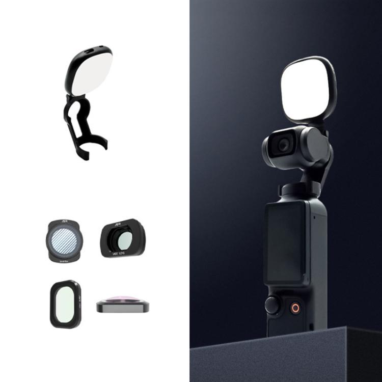 Marco Luz de relleno de cabeza con fijo JSR para DJI Osmo Pocket 3