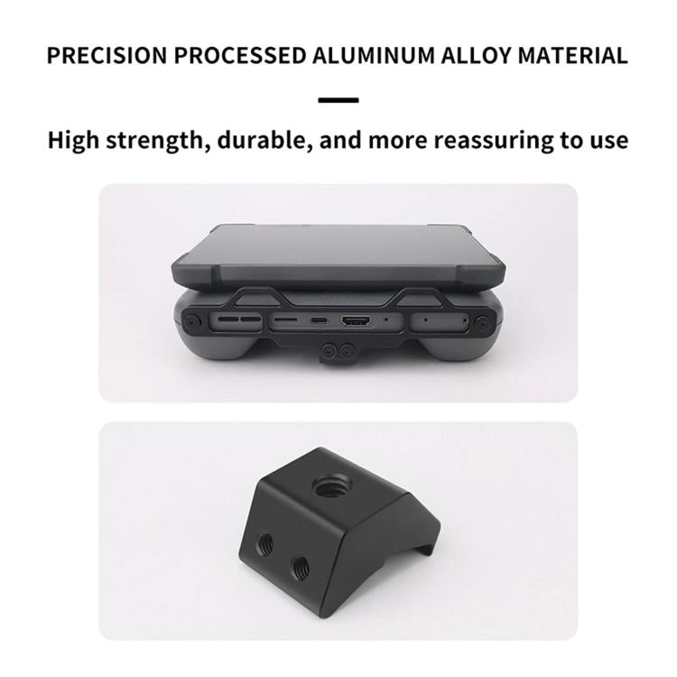 Soporte de montaje para trípode de aleación de aluminio de 1/4 de pulgada (negro) — imagen 3