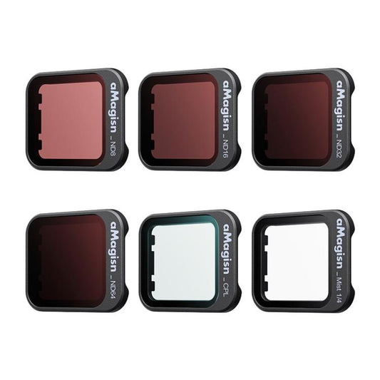 Lentes Accesorios para con filtro aMagisn, especificaciones: ND8+ND16+ND32+ND64+CPL+1/4 Mist para DJI Flip