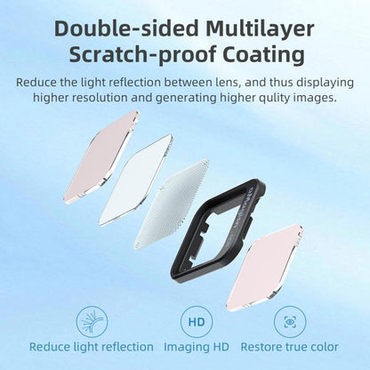 Lentes Accesorios para con filtro aMagisn, especificaciones: ND8+ND16+ND32+ND64+CPL+1/4 Mist para DJI Flip — imagen 4