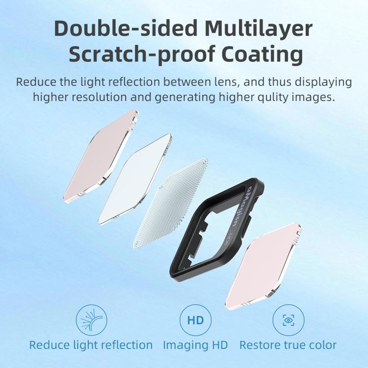Lentes Accesorios para con filtro aMagisn, especificaciones: ND8+ND16+ND32+ND64 para DJI Flip — imagen 4