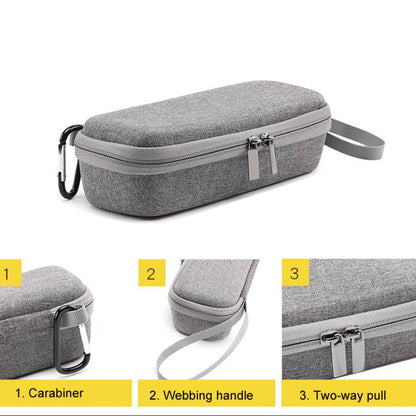Estuche rígido BKANO, bolsa de almacenamiento para cámara de mano (gris) — imagen 4