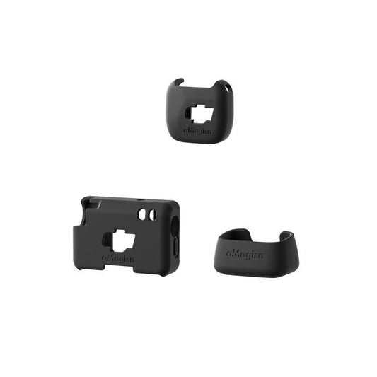 Funda protectora de silicona, color: negro 3 en 1