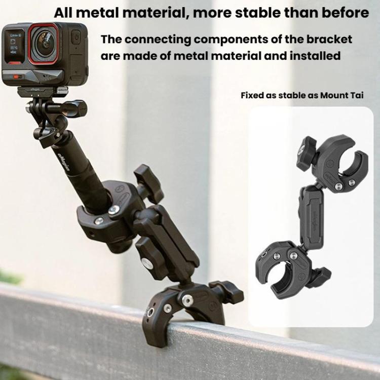 Soporte de brazo AMagisn HM10 - metálico para cámara Insta360, y GoPro, soporte de bicicleta — imagen 7