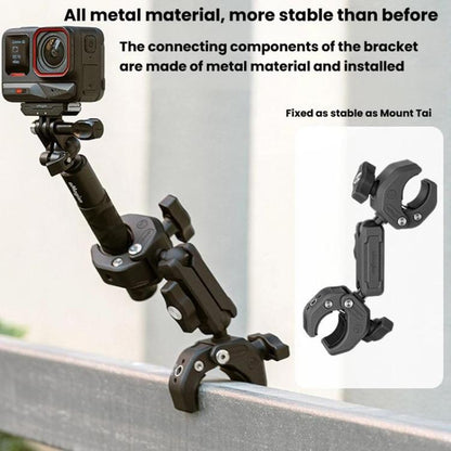 Soporte de brazo AMagisn HM10 - metálico para cámara Insta360, y GoPro, soporte de bicicleta — imagen 7