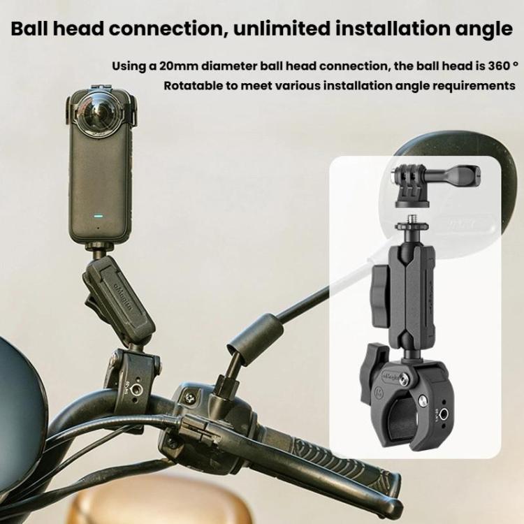 Soporte de brazo AMagisn HM07 - metálico para cámaras Insta360, y GoPro, soporte para ciclismo — imagen 3